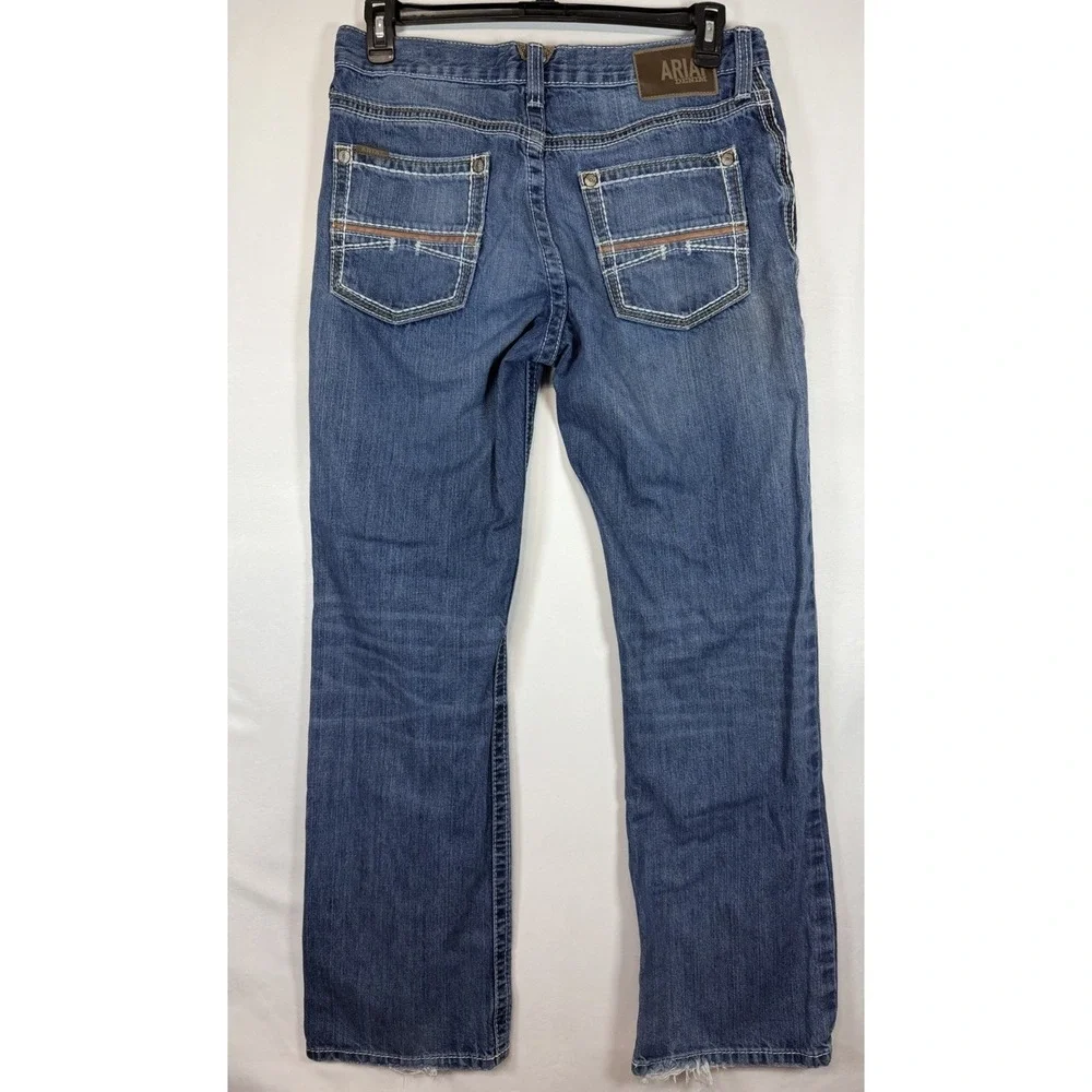 Ariat Mens M4 Low Rise Coltrane Boot Cut Jean 32x34 Blue Western Rodeo